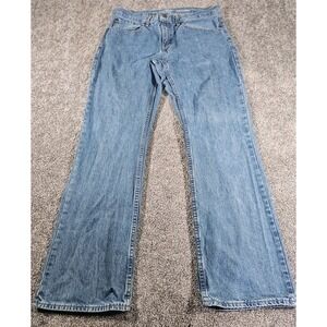 Urban Pipeline Relaxed Bootcut Jeans Men's 33 x 32 Light Washed  100% Cotton